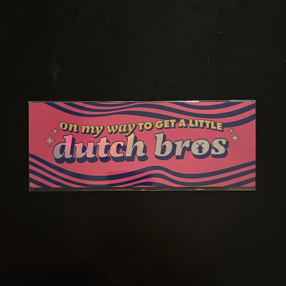 Dutch Bros passenger princess limited edition magnet